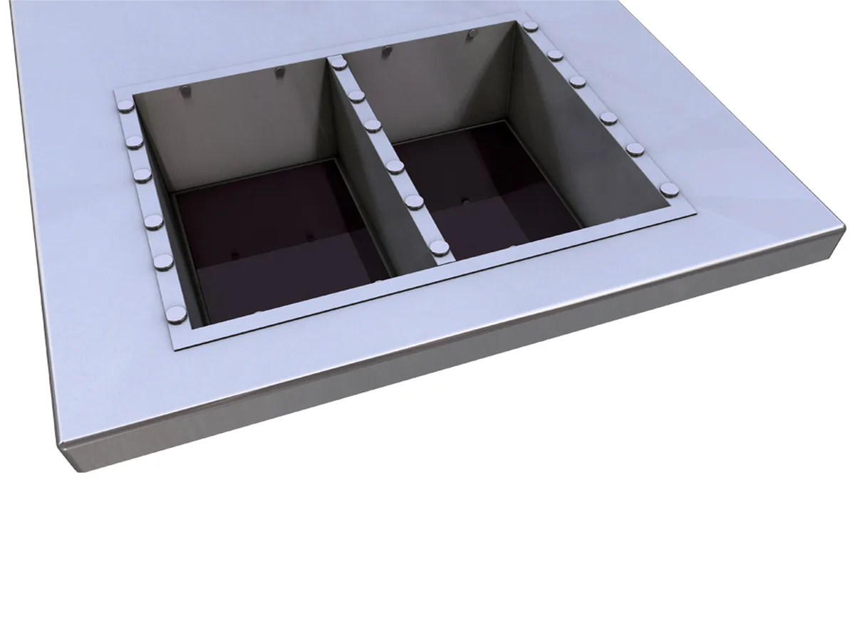 Warmhaltestation mit zwei Boxen für GN 1/1, Einbaugerät (Katalogabbildung)